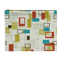 Retro Pattern Vintage Cosmetic Bag (XL)