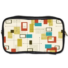 Retro Pattern Vintage Toiletries Bag (One Side)