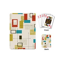 Retro Pattern Vintage Playing Cards Single Design (Mini)