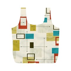 Retro Pattern Vintage Full Print Recycle Bag (M)