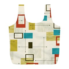 Retro Pattern Vintage Full Print Recycle Bag (L)