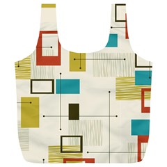 Retro Pattern Vintage Full Print Recycle Bag (XL)