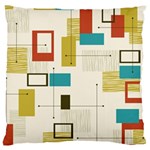 Retro Pattern Vintage Large Flano Cushion Case (Two Sides) Front