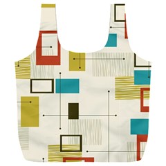 Retro Pattern Vintage Full Print Recycle Bag (xxl) by ExtraGoodSauce