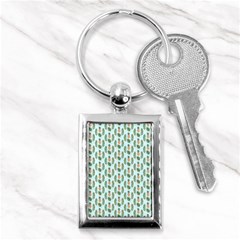 Summer Pattern Key Chain (rectangle)