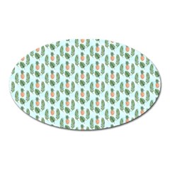 Summer Pattern Oval Magnet by ExtraGoodSauce