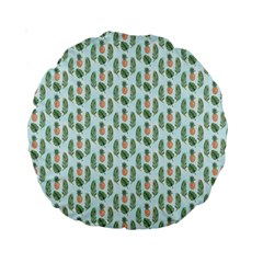 Summer Pattern Standard 15  Premium Round Cushions by ExtraGoodSauce