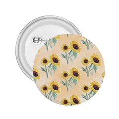 Sunflowers Pattern 2 25  Buttons by ExtraGoodSauce