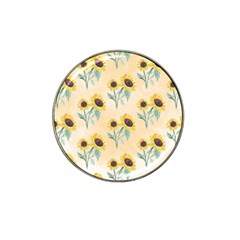 Sunflowers Pattern Hat Clip Ball Marker (10 Pack) by ExtraGoodSauce