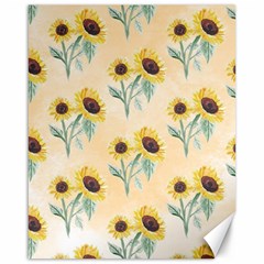 Sunflowers Pattern Canvas 16  X 20  by ExtraGoodSauce