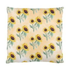 Sunflowers Pattern Standard Cushion Case (one Side) by ExtraGoodSauce