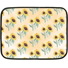 Sunflowers Pattern Fleece Blanket (mini) by ExtraAwesomeSauce