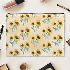 Sunflowers Pattern Cosmetic Bag (xl) by ExtraGoodSauce