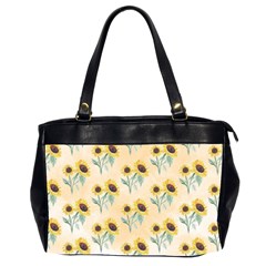 Sunflowers Pattern Oversize Office Handbag (2 Sides) by ExtraGoodSauce