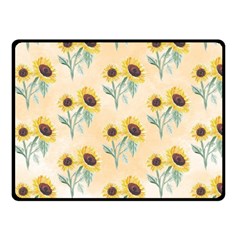 Sunflowers Pattern Fleece Blanket (small) by ExtraGoodSauce