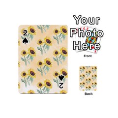 Sunflowers Pattern Playing Cards 54 Designs (mini)