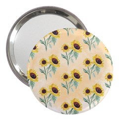 Sunflowers Pattern 3  Handbag Mirrors by ExtraGoodSauce