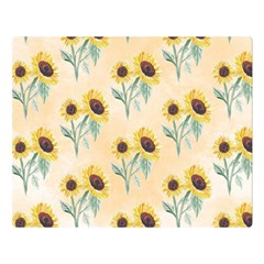 Sunflowers Pattern Double Sided Flano Blanket (large)  by ExtraAwesomeSauce