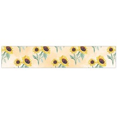 Sunflowers Pattern Large Flano Scarf 