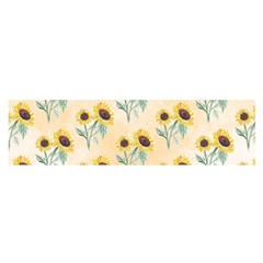 Sunflowers Pattern Satin Scarf (oblong) by ExtraGoodSauce