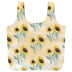 Sunflowers Pattern Full Print Recycle Bag (xxxl) by ExtraGoodSauce