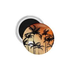 Sunset Palm Trees Beach Summer 1 75  Magnets by ExtraGoodSauce