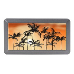 Sunset Palm Trees Beach Summer Memory Card Reader (mini) by ExtraGoodSauce