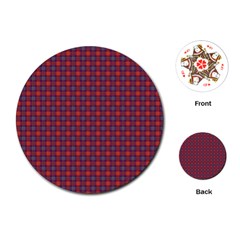 Tartan Pattern Playing Cards Single Design (round) by ExtraGoodSauce