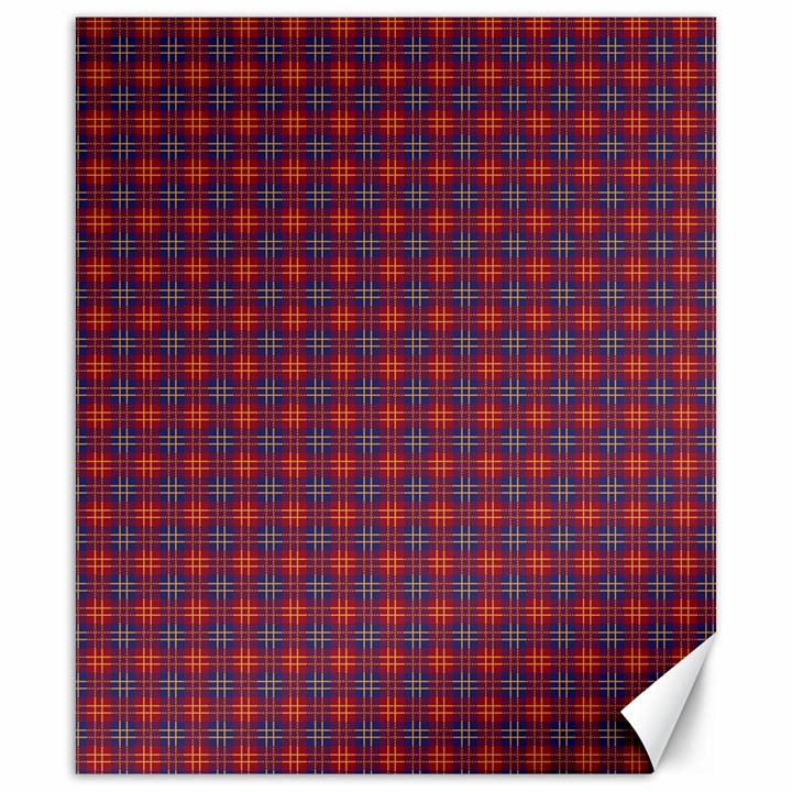 Tartan Pattern Canvas 20  x 24 