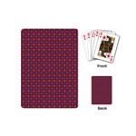 Tartan Pattern Playing Cards Single Design (Mini) Back