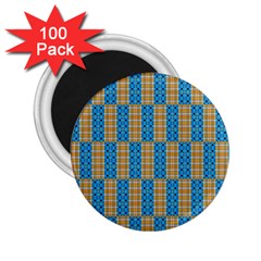 Tartan Pattern 2 25  Magnets (100 Pack)  by ExtraAwesomeSauce