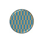 Tartan Pattern Hat Clip Ball Marker (4 pack) Front