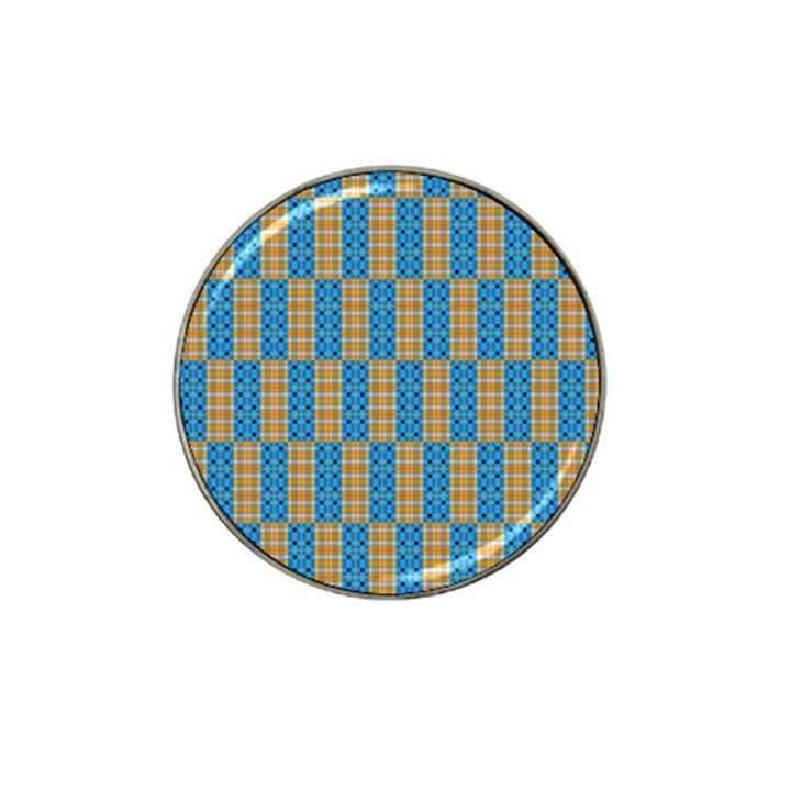 Tartan Pattern Hat Clip Ball Marker (4 pack)