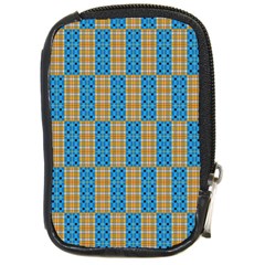 Tartan Pattern Compact Camera Leather Case by ExtraAwesomeSauce