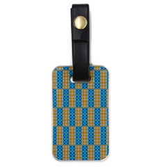 Tartan Pattern Luggage Tag (one Side) by ExtraGoodSauce