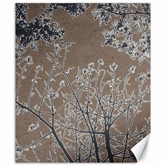 Linear Textured Botanical Motif Design Canvas 20  X 24  by dflcprintsclothing