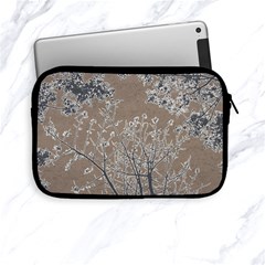 Linear Textured Botanical Motif Design Apple Ipad Mini Zipper Cases by dflcprintsclothing