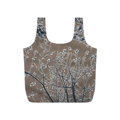 Linear Textured Botanical Motif Design Full Print Recycle Bag (s) by dflcprintsclothing