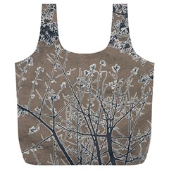 Linear Textured Botanical Motif Design Full Print Recycle Bag (xl) by dflcprintsclothing