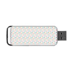 Hearts Pattern Portable Usb Flash (one Side) by designsbymallika