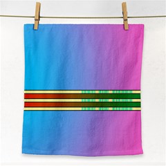 Vaporwave Hack The Planet 4 Face Towel by WetdryvacsLair