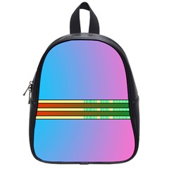 Vaporwave Hack The Planet 4 School Bag (small) by WetdryvacsLair