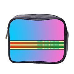 Vaporwave Hack The Planet 4 Mini Toiletries Bag (two Sides) by WetdryvacsLair