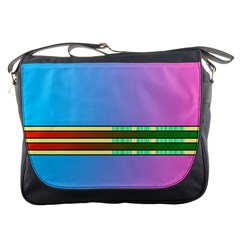 Vaporwave Hack The Planet 4 Messenger Bag by WetdryvacsLair