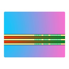 Vaporwave Hack The Planet 4 Double Sided Flano Blanket (mini)  by WetdryvacsLair