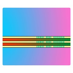 Vaporwave Hack The Planet 4 Double Sided Flano Blanket (small)  by WetdryvacsLair