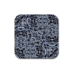 Ice Knot Rubber Square Coaster (4 Pack)  by MRNStudios