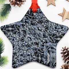 Ice Knot Star Ornament (two Sides) by MRNStudios