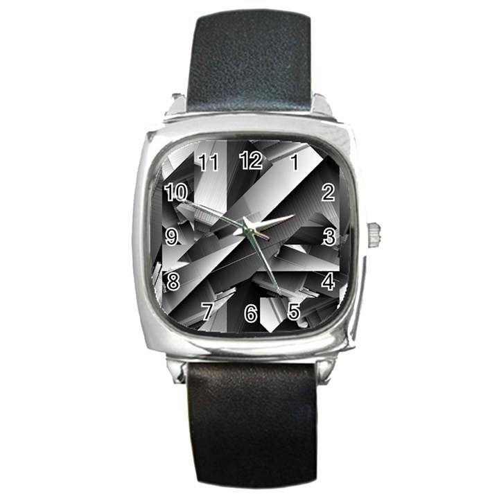 Harris Square Metal Watch