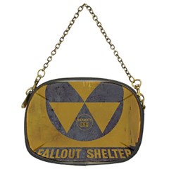 Fallout Shelter In Basement Radiation Sign Chain Purse (one Side) by WetdryvacsLair